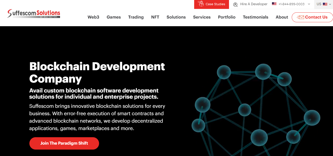 Top Blockchain Development Company - Suffescom Solutions